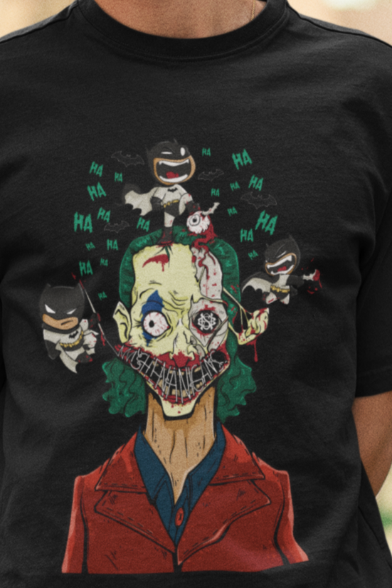 3 Wise Bats and a Joke Oversized T-shirt