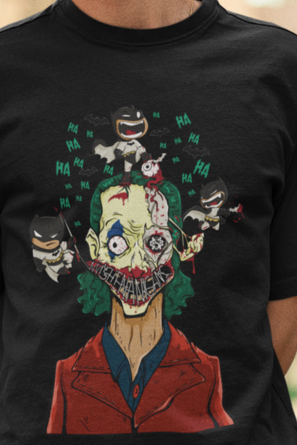 3 Wise Bats and a Joke Oversized T-shirt